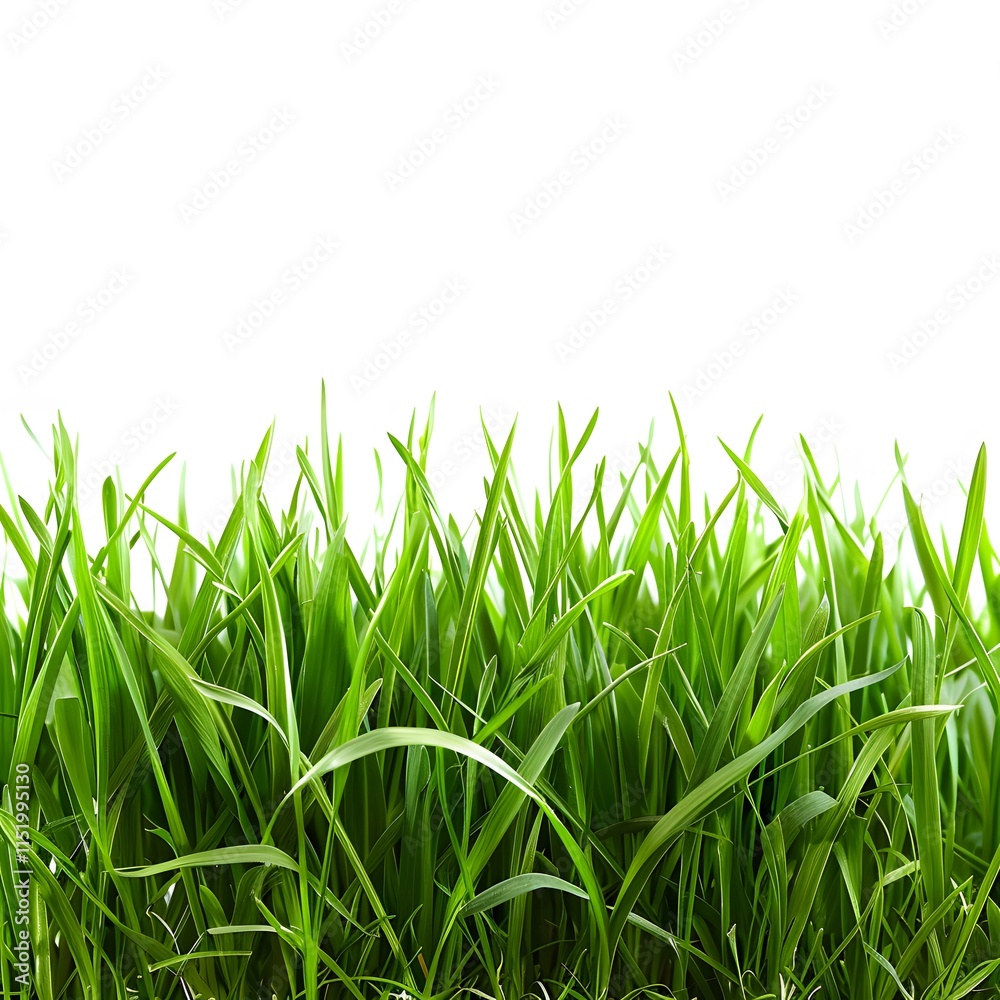 Fototapeta premium Lush Green Grass Background with Natural Vibrancy and Texture