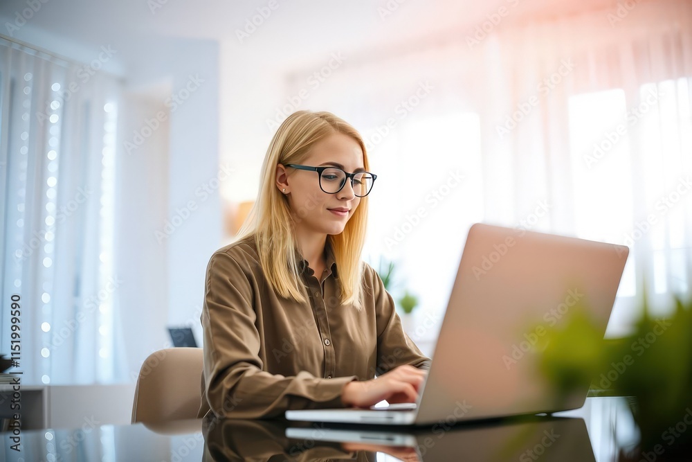 Remote Work in Modern Comfort Remote Work in Modern Comfort