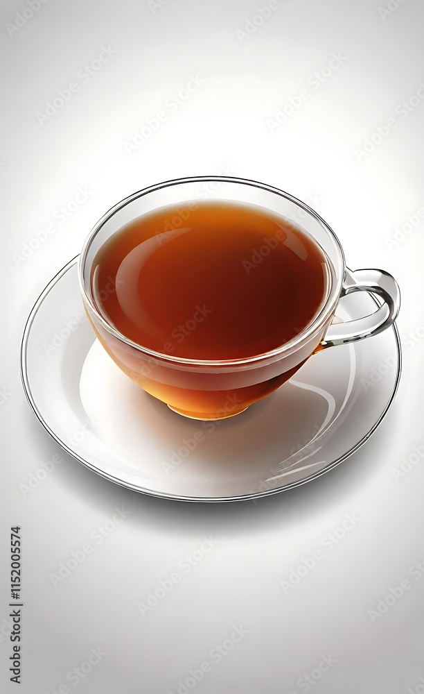 Warm Tea in a White Mug