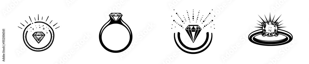 A sketch of a diamond ring outline, symbolizing a wedding and a marriage proposal. A sketch of a diamond ring outline, symbolizing a wedding and a marriage proposal.