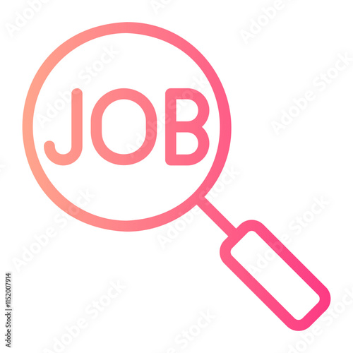 job search gradient icon photo