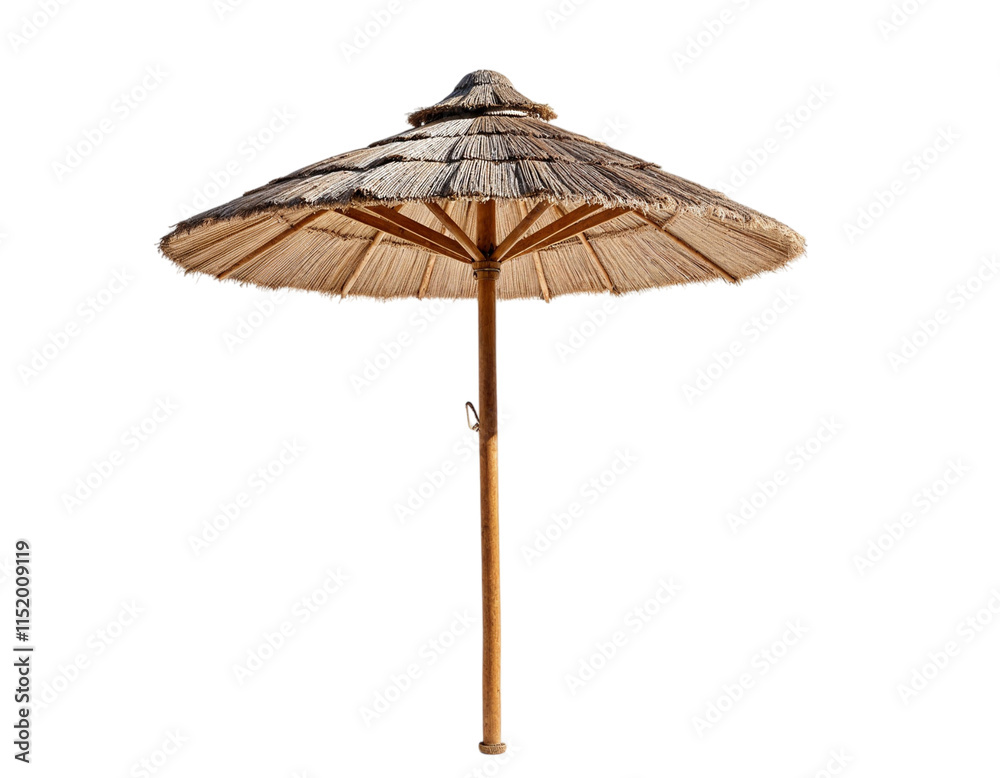 Obraz premium beach umbrella isolated on white