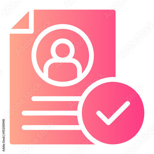 resume gradient icon