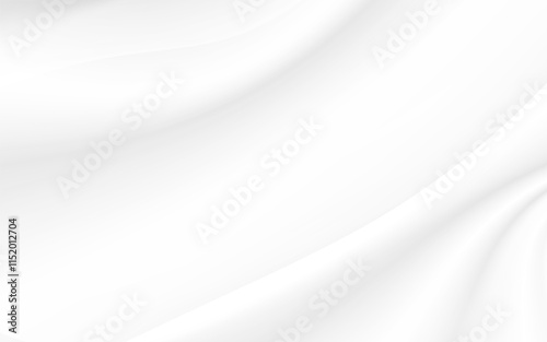 Smooth white satin draped background silk drape texture
