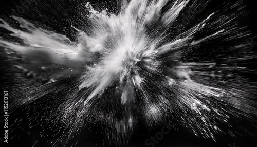 snap smash superspeed exposion expression in black and white