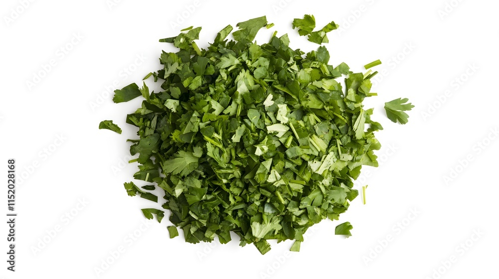 Fototapeta premium Chopped Tendli isolated in white background