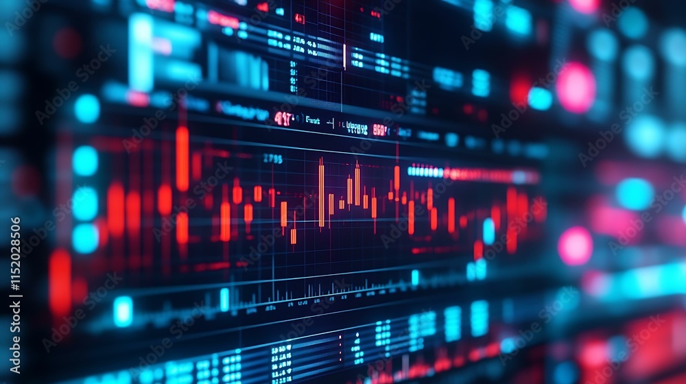 Digital Stock Market Data Visualization Digital Stock Market Data Visualization