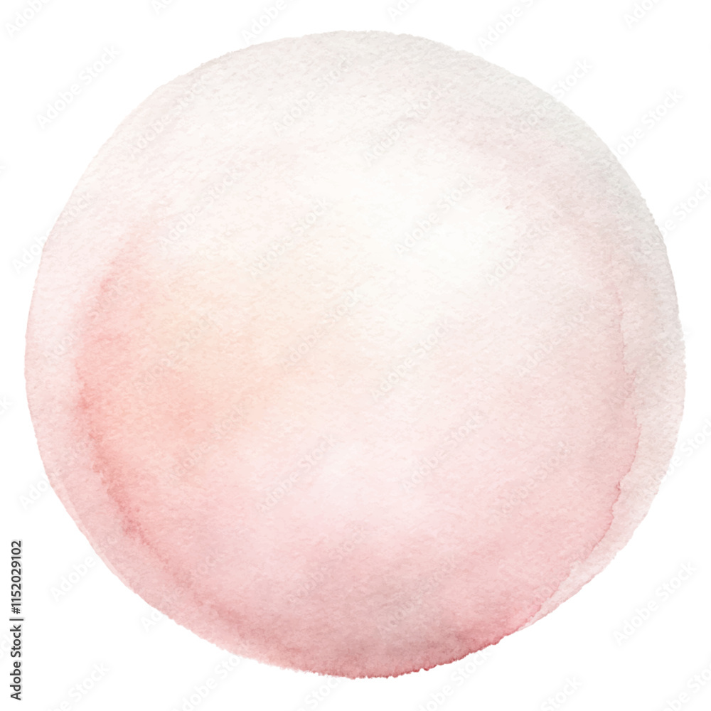 Light pink watercolor circle with soft edges, perfect for elegant backgrounds and artistic projects. Light pink watercolor circle with soft edges, perfect for elegant backgrounds and artistic projects.