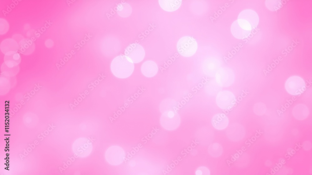 Obraz premium Abstract Pink Background with Soft White Bokeh Lights