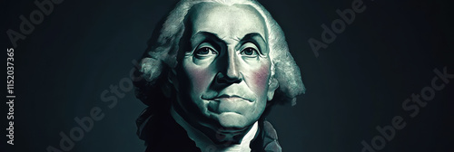 George Washington's birthday, President of America George Washington