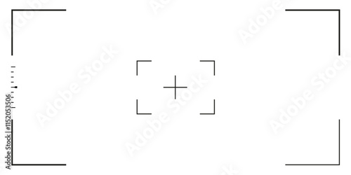 viewfinder frame. Camera frame