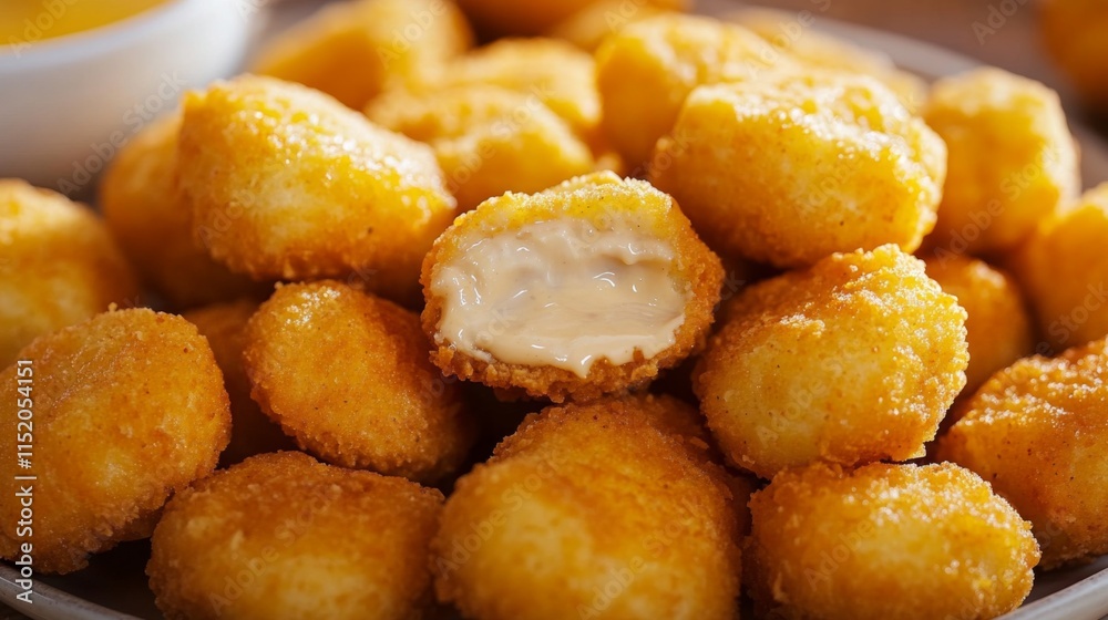 Crispy Chicken Nuggets with Dipping Sauce Crispy Chicken Nuggets with Dipping Sauce