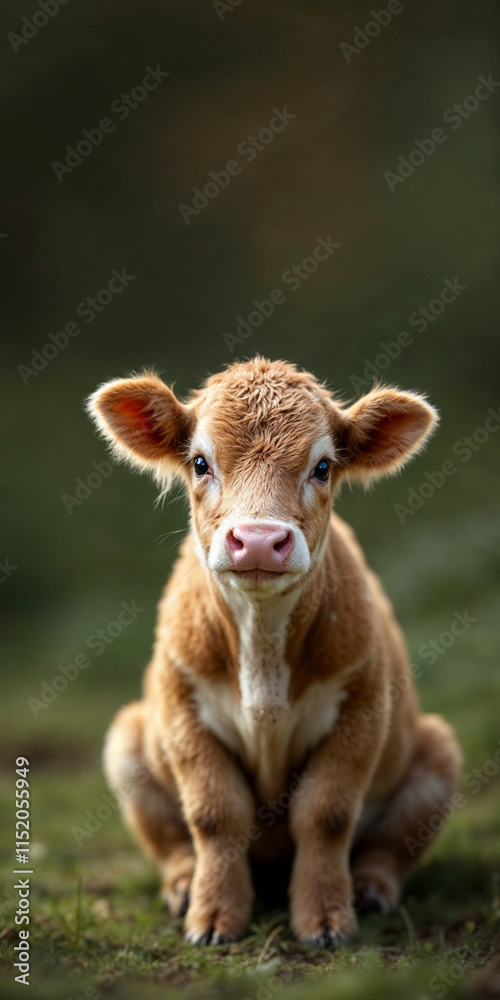 Concept photo of cow with space for text