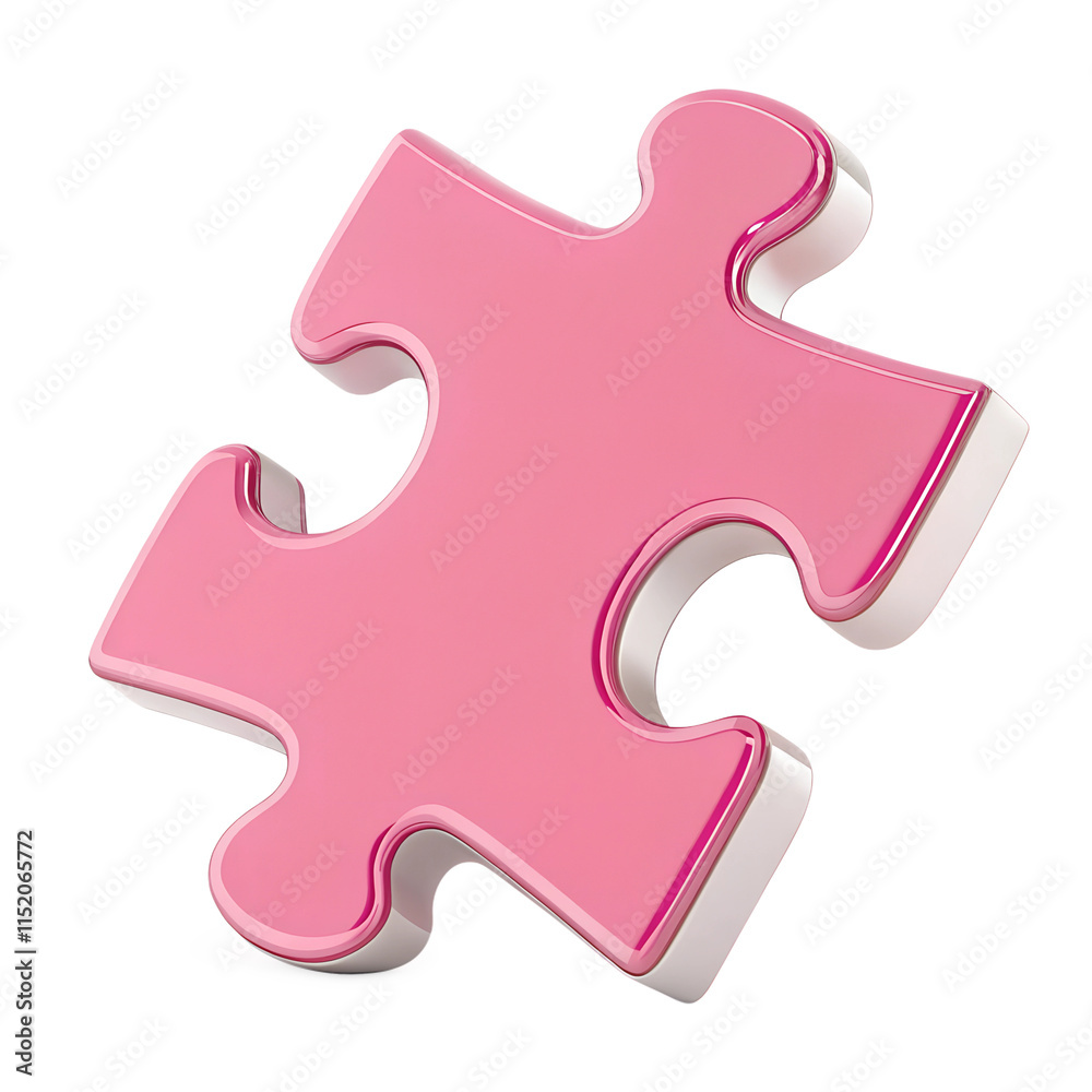 Colorful puzzle piece with transparents background. Colorful puzzle piece with transparents background.