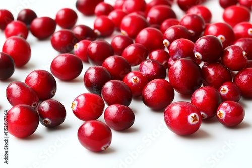 Close-up of Fresh Cranberries photo