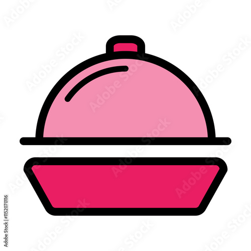 Event Planning and Management Icon Set - Flat Style with Bold Outlines and Bright Colors