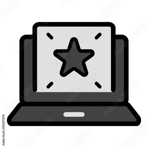 Event Planning and Management Icon Set - Flat Style with Bold Outlines and Bright Colors