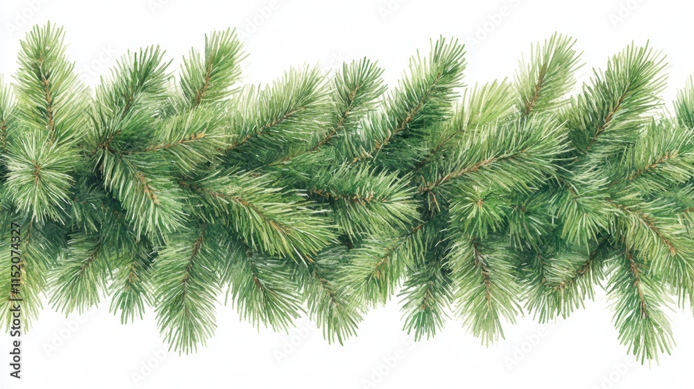 A vibrant arrangement of evergreen pine branches, showcasing lush green foliage, ideal for seasonal decorations. A vibrant arrangement of evergreen pine branches, showcasing lush green foliage, ideal for seasonal decorations.