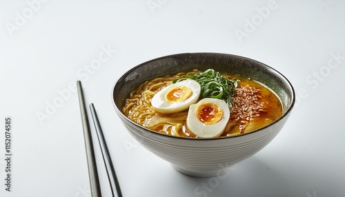 Perfectly cooked noodles, a flavorful broth, and all the toppings. This is ramen heaven photo