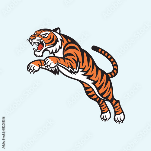 A tiger vector is a digital illustration of a tiger created using vector graphics, which allows for scalable and high-quality images.