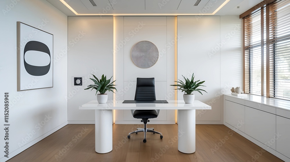 Fototapeta premium Blending cutting edge technology with seamless interior