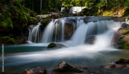 Cascadas en medio de la naturaleza