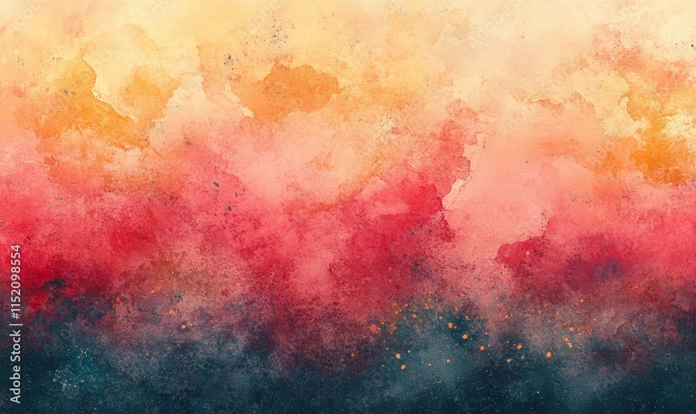 Abstract Watercolor Background, Generative AI Abstract Watercolor Background, Generative AI