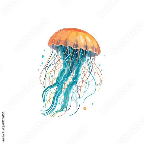 Vector Illustrations of Plastic Pollution in the Environment