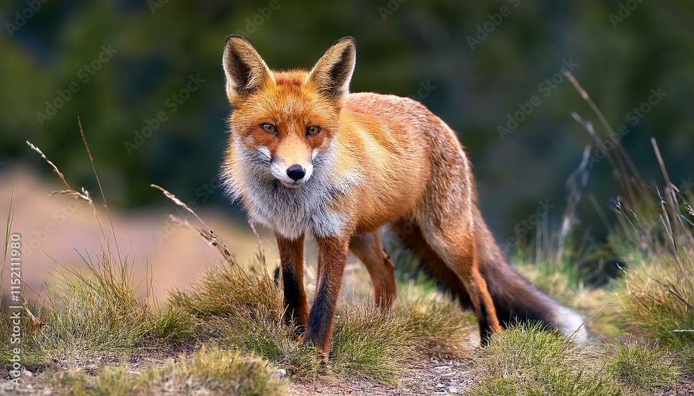 Fototapeta premium ecu red fox vulpes vulpes