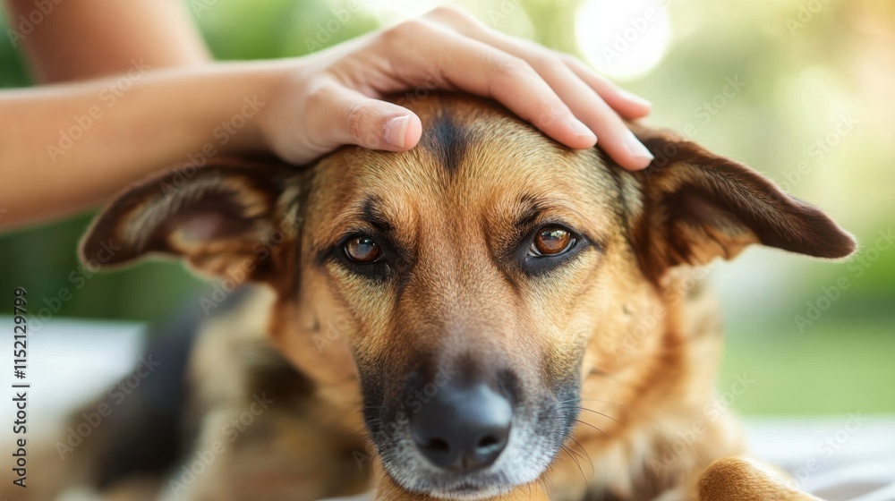 Prevent Lyme Disease in Dogs Month Loving bond with pet dog - relaxing outdoor scene capturing harmony and affection Prevent Lyme Disease in Dogs Month Loving bond with pet dog - relaxing outdoor scene capturing harmony and affection
