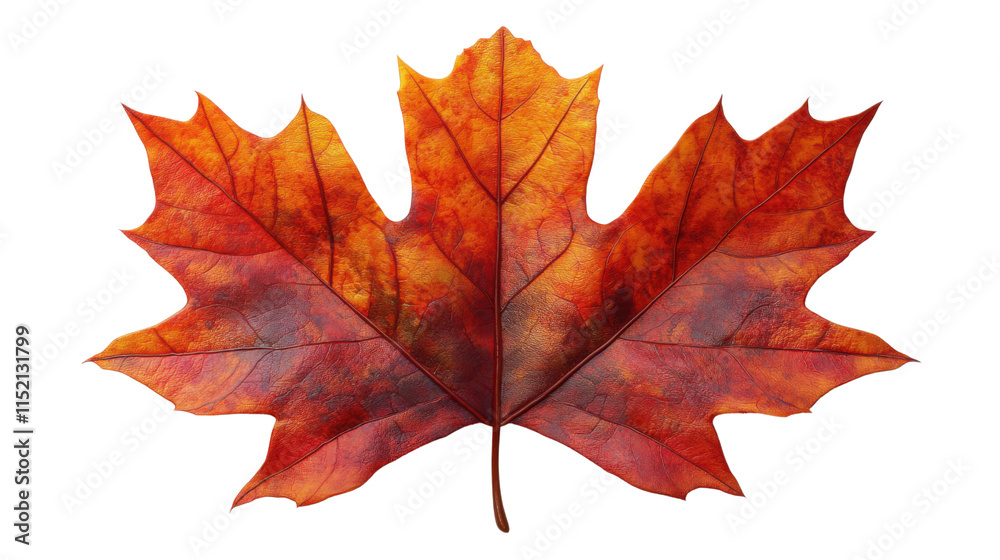 Obraz premium maple leaf isolated on white background 