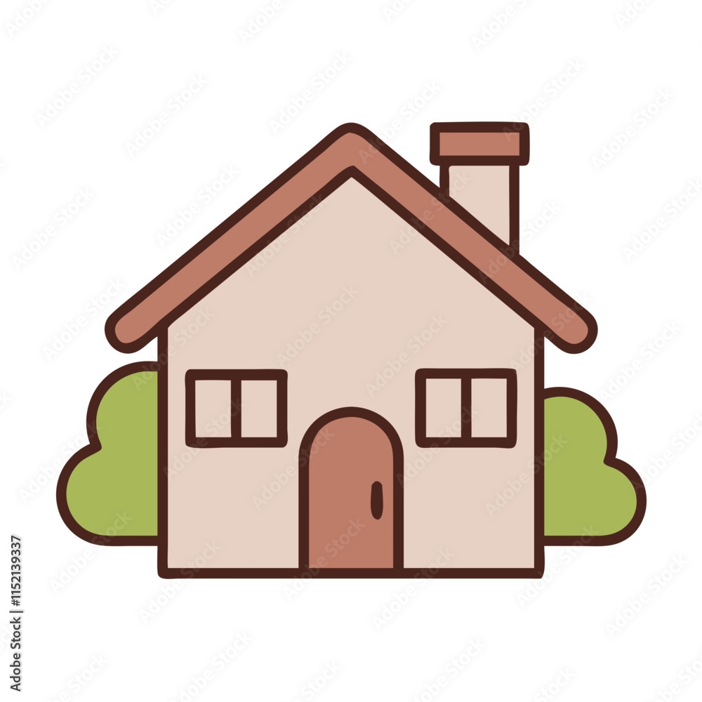Fototapeta premium Home icon svg