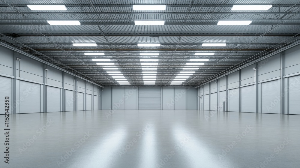 Bright Industrial Shelter with Natural Lighting Bright Industrial Shelter with Natural Lighting