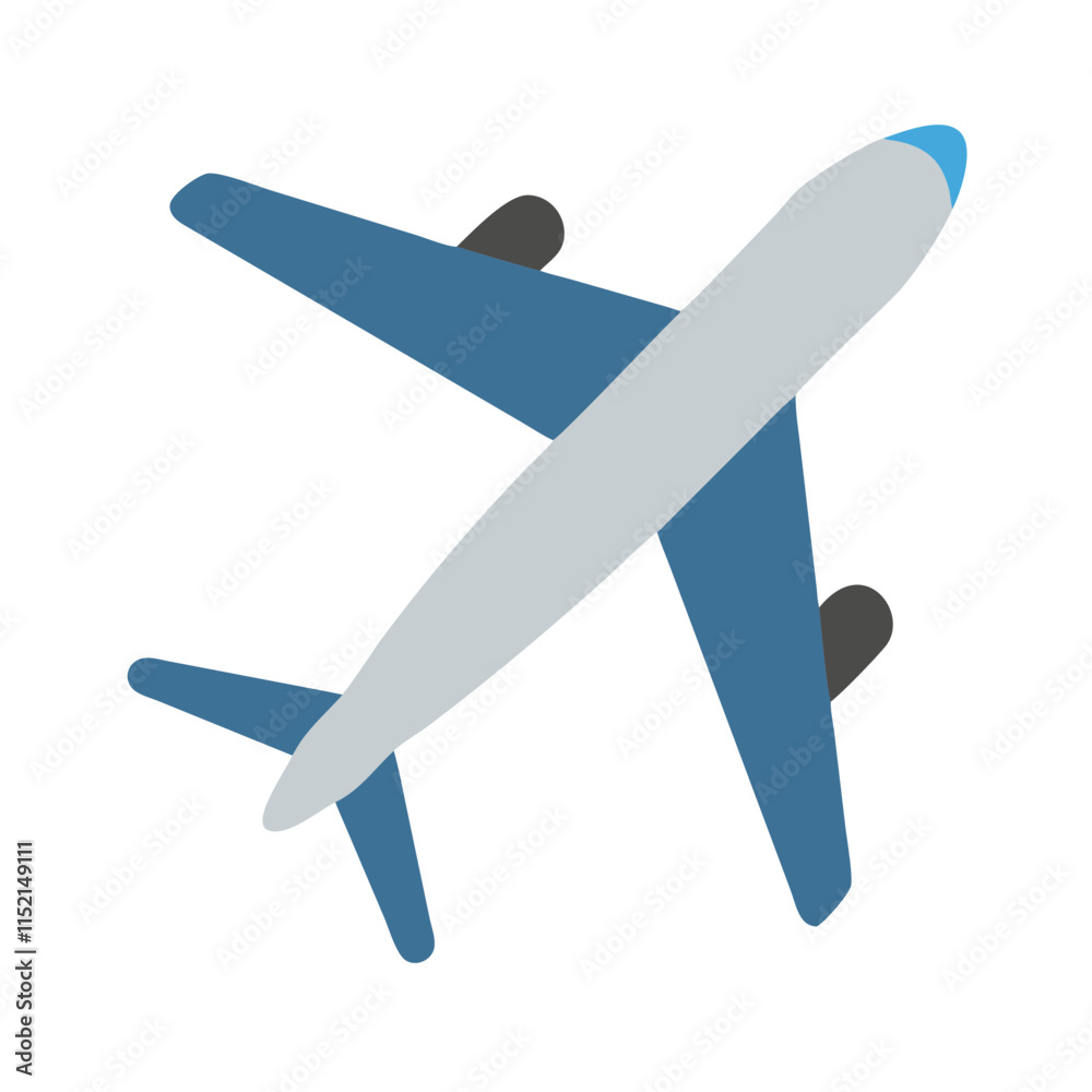 Obraz premium Airplane icon svg