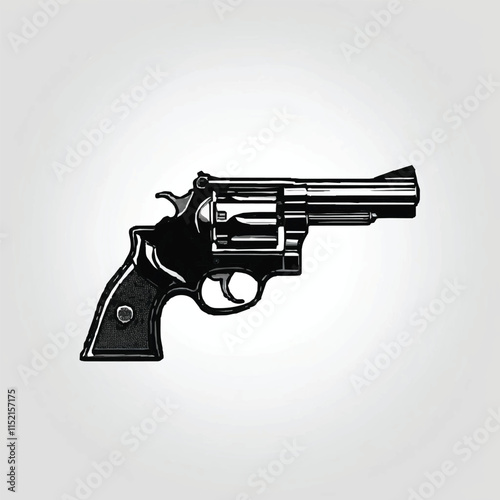 Vector Art Collection of Guns and Weapons: From Pistols and Rifles to Snipers and Assault Rifles. Explore Military, Crime, and Detective Themes, Including Vintage and Retro Firearms in Action
