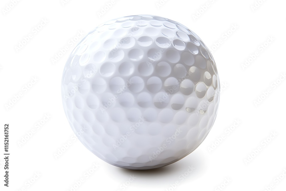 Golf ball on a white background Golf ball on a white background