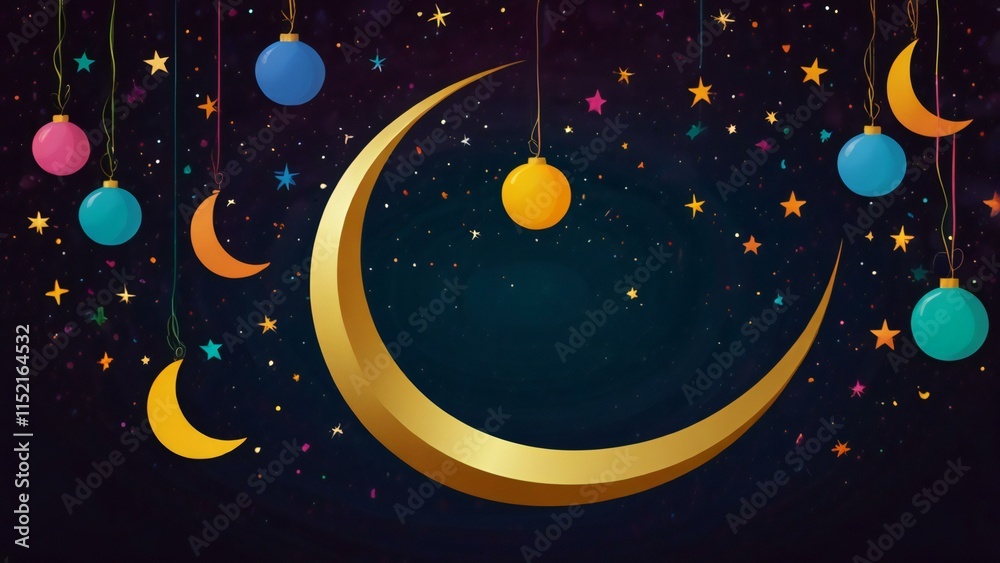 Naklejka premium background with stars