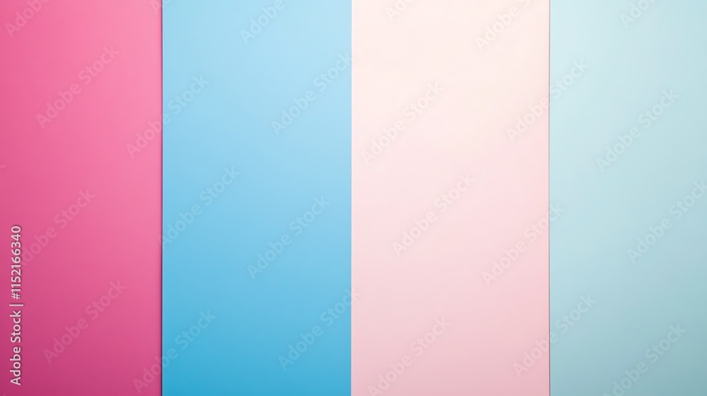 Obraz premium Abstract background featuring soft pastel colors in vertical stripes, perfect for design and digital projects.