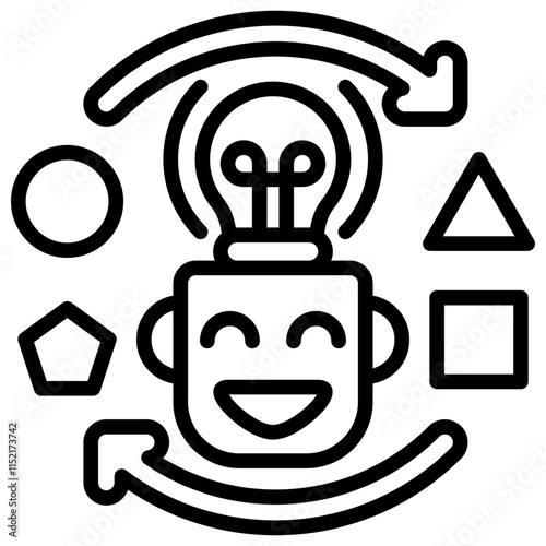 Adaptability Linear Icon Productivity
