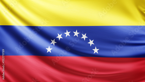 Free Download Venezuela flag picture, close-up shot of venezuelan nation flag, america, animated flag background photo, 3D photo of a flag, national symbol of american country, patriotism, full screen - GFXLoad