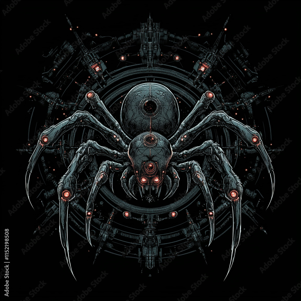 Fototapeta premium Spider illustration