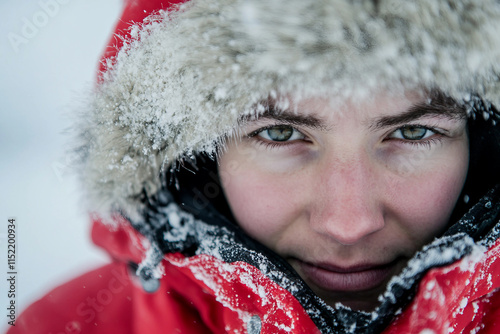 Arctic exploration professional research outdoor winter environment generative ai photo