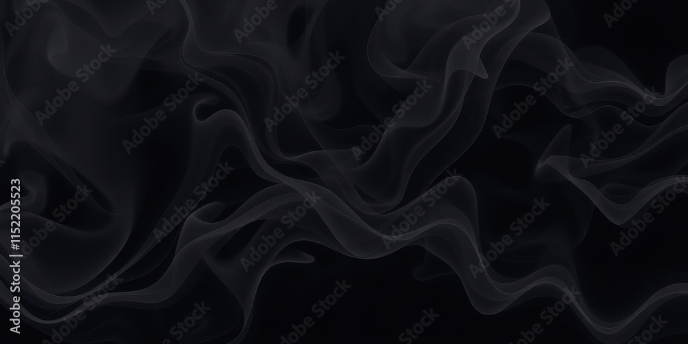 Obraz premium Elegant Dark Abstract Waves