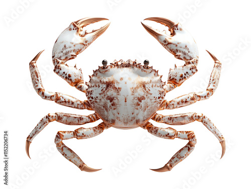 Cancer Symbol with 3D Crab Illustration on Transparent Background photo