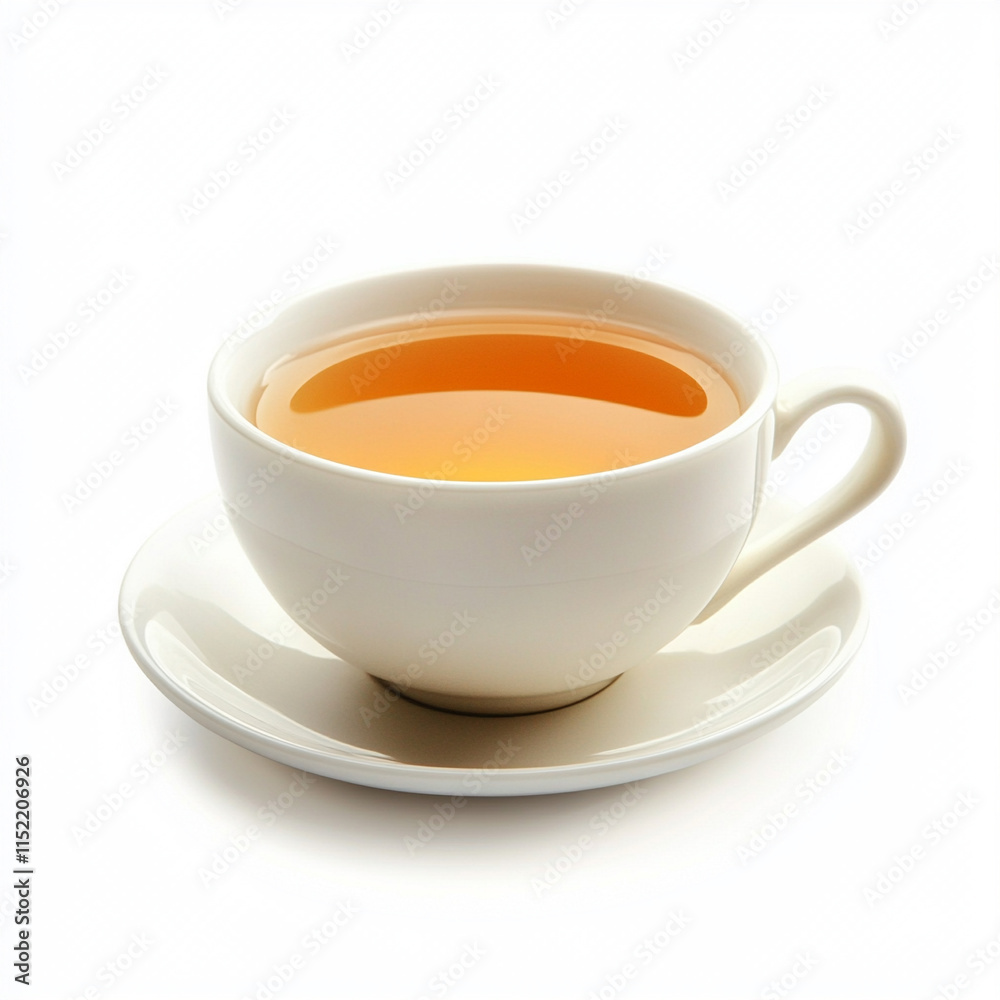 cup of tea isolated on white background cup of tea isolated on white background