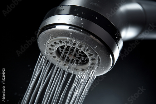 Wallpaper Mural High key photography, ultra close-up of a kitchen faucet aerator with a solitary drop of water falling  Torontodigital.ca