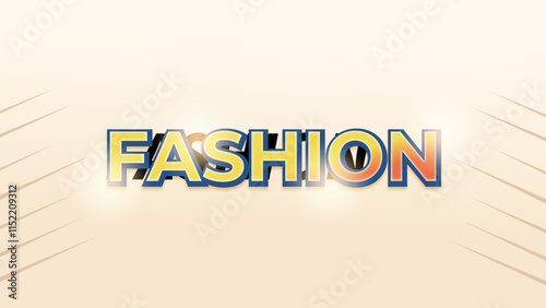  Fashion, Editable text effect, text style theme and premium vector