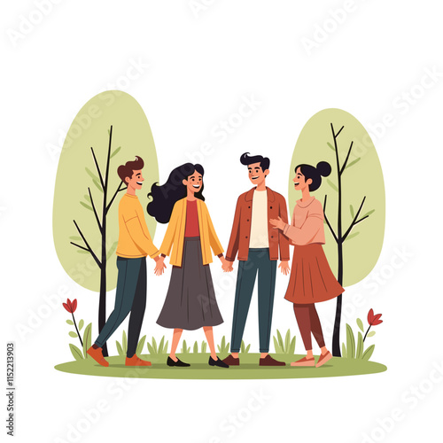 People and Emotions Concept Vector Illustration