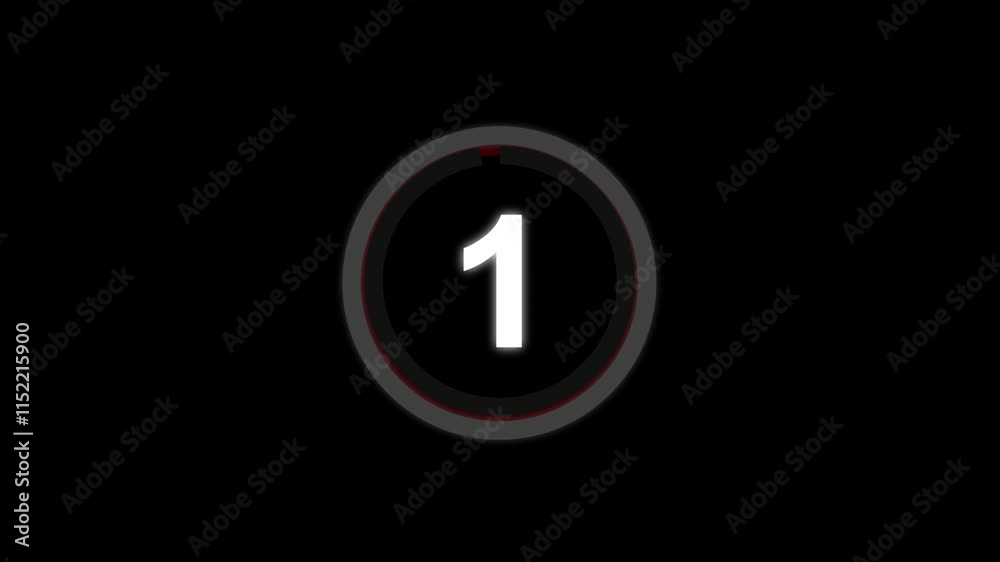 Circle countdown timer 5 seconds animation from 5 to 0 seconds, 5 Seconds countdown timer Circle countdown timer 5 seconds animation from 5 to 0 seconds, 5 Seconds countdown timer