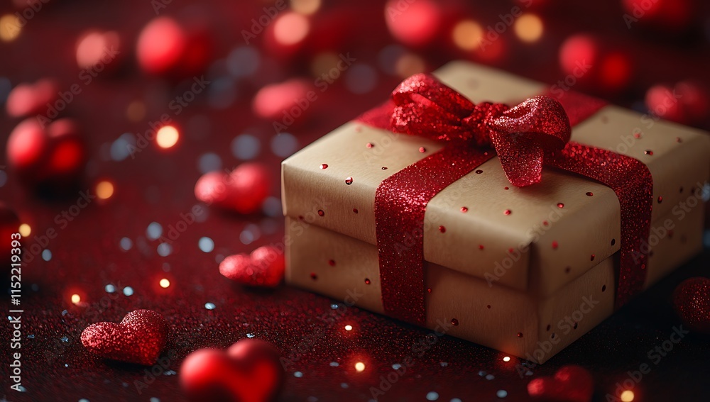 Obraz premium Gift Box with a Bow.